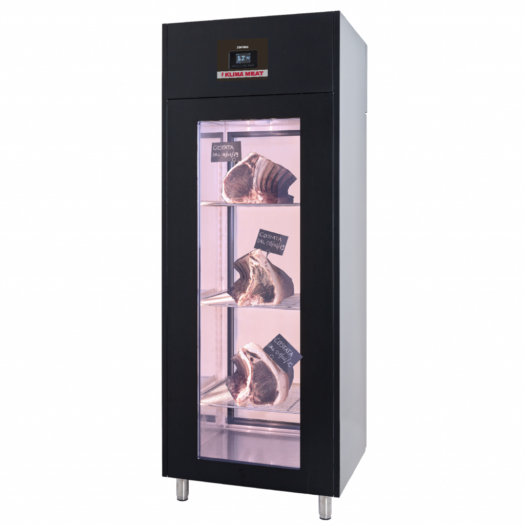 Шкаф холодильный Zernike KLIMA MEAT BASIC KMB700PV BLACK REAR GLASSED