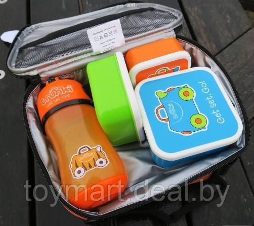 Ланч бокс 3 в 1, голубой, оранжевый, зеленый Trunki 0299-GB01 - фото 6 - id-p82689853