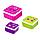 Ланч бокс 3 в 1, розовый, фиолетовый, зеленый Trunki 0300-GB01, фото 2