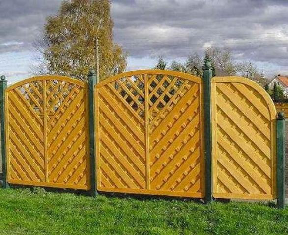 Забор деревянный - фото 1 - id-p10799510