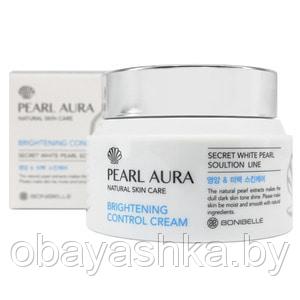 [BONIBELLE-ENOUGH] Крем для лица ЖЕМЧУГ Pearl Aura Brightening Control Cream, 80 мл - фото 1 - id-p139704715