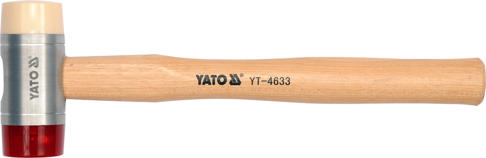 Молоток с полиурит.наконечниками рихтовочный 660гр.,d45мм "Yato" YT-4633