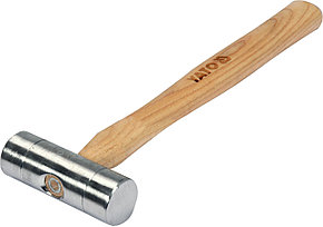 Молоток алюминиевый с деревянной ручкой 150гр.,d30мм "Yato" YT-45280, фото 2