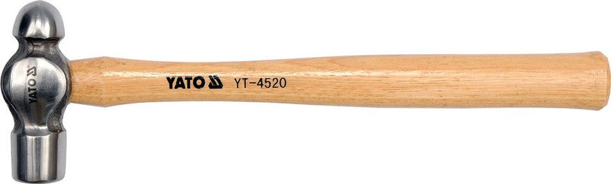 Молоток рихтовочный с деревянной ручкой 450гр."Yato" YT-4520, фото 2