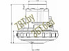 Электродвигатель (мотор) Domel 467.3.402-5 для моющего пылесоса Bosch 00145611, фото 2