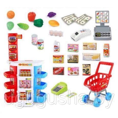 Игровой набор Супермаркет с тележкой, набором продуктом, звук, свет - фото 3 - id-p139713963