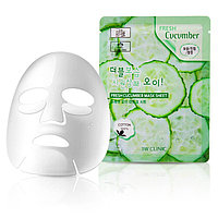 [3W CLINIC] Тканевая маска для лица ОГУРЕЦ Fresh Cucumber Mask Sheet, 1 шт