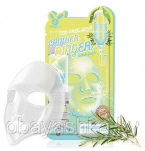 [Elizavecca] Тканевая маска для лица ЧАЙНОЕ ДЕРЕВО Tea Tree Deep Power Ringer Mask Pack, 1 шт - фото 1 - id-p139717301