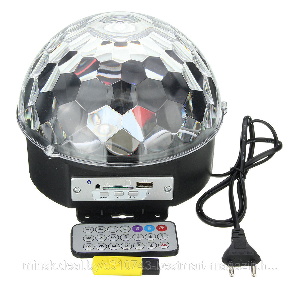 Диско-шар LED Magic Ball Light | Bluetooth Пульт Флешка - фото 3 - id-p139717713