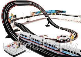 Игрушка детская железная дорога и автотрек с пультом управления Racing 630 см 2 в 1 - фото 4 - id-p139719931