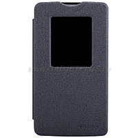 Для LG L80 (D380) Чехол-книга с окном Nillkin Sparkle Series черный