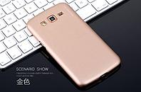 Для Samsung Z1 (Z130H) Чехол-накладка X-level серия Metallic золотой