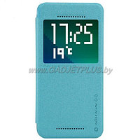 Для HTC Desire Eye M910X Чехол-книга с окном Nillkin Sparkle Series голубой