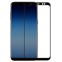 Защитное стекло для Samsung A5 2018 Full Screen, черный цвет