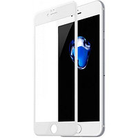 Защитное стекло на весь экран для Apple iPhone 7 Plus / 8 Plus, 3D, с полной проклейкой, белый цвет