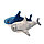 Мягкая игрушка Акула, длина  60  см, арт. 2070-2, фото 9