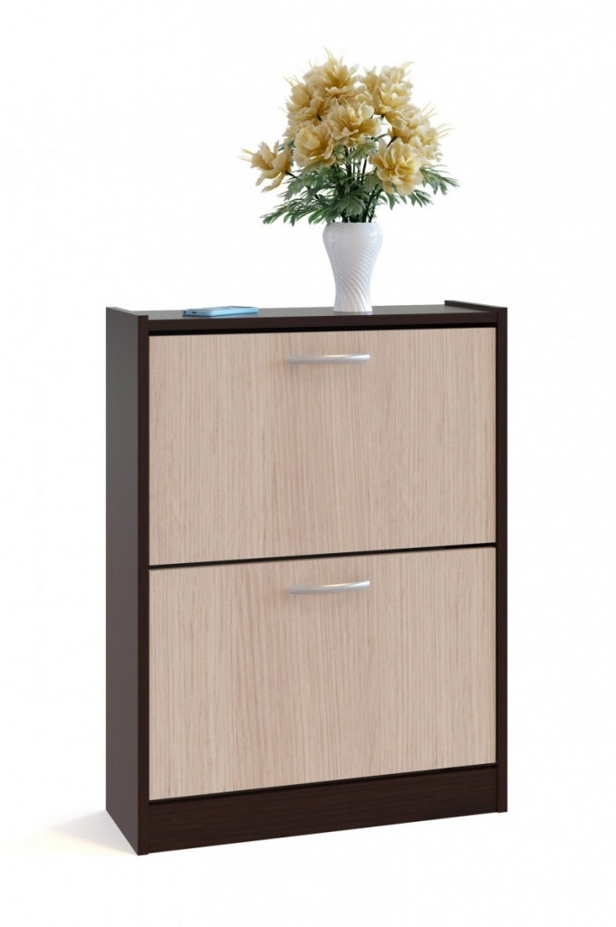 Тумба для обуви Сокол ТО-22 венге/беленый дуб 1