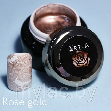 Гель краска Металлик Premium Art-A Розовое золото 03