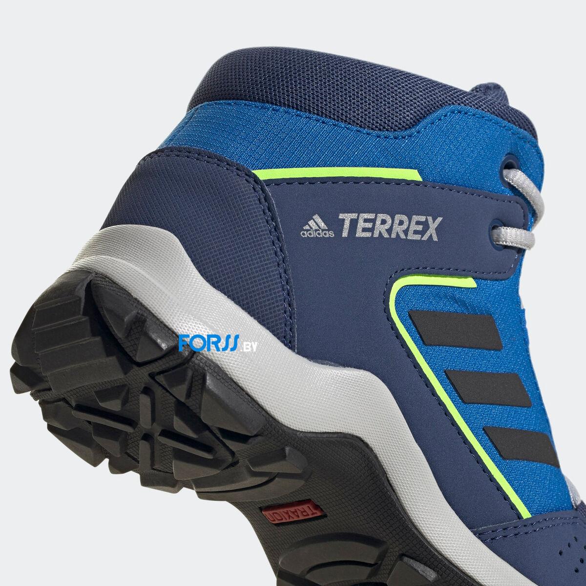 Ботинки Adidas TERREX HYPERHIKER K СИНИЕ - фото 4 - id-p139747978