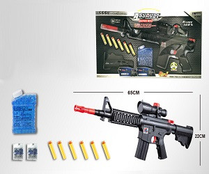 Детское оружие автомат винтовка M16 с гелевыми пулями и присосками ст - фото 1 - id-p139772026