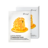 [ESTHETIC HOUSE] Тканевая маска для лица МЕД/ПРОПОЛИС Royal Propolis Enrich Honey Mask, 25 мл* 1 шт