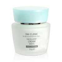 [3W CLINIC] ОТБЕЛИВАНИЕ/Крем для лица Excellent White Cream, 50 гр