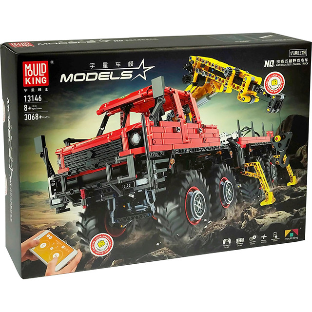 Конструктор Mould King 13146 Внедорожный лесовоз на ДУ (аналог Lego Technic MOC-15805) 3068 деталей - фото 1 - id-p139786151