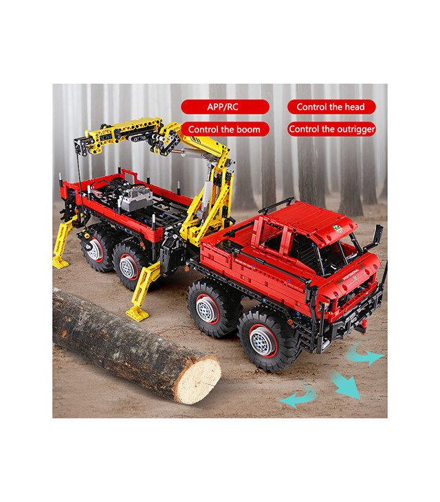 Конструктор Mould King 13146 Внедорожный лесовоз на ДУ (аналог Lego Technic MOC-15805) 3068 деталей - фото 6 - id-p139786151