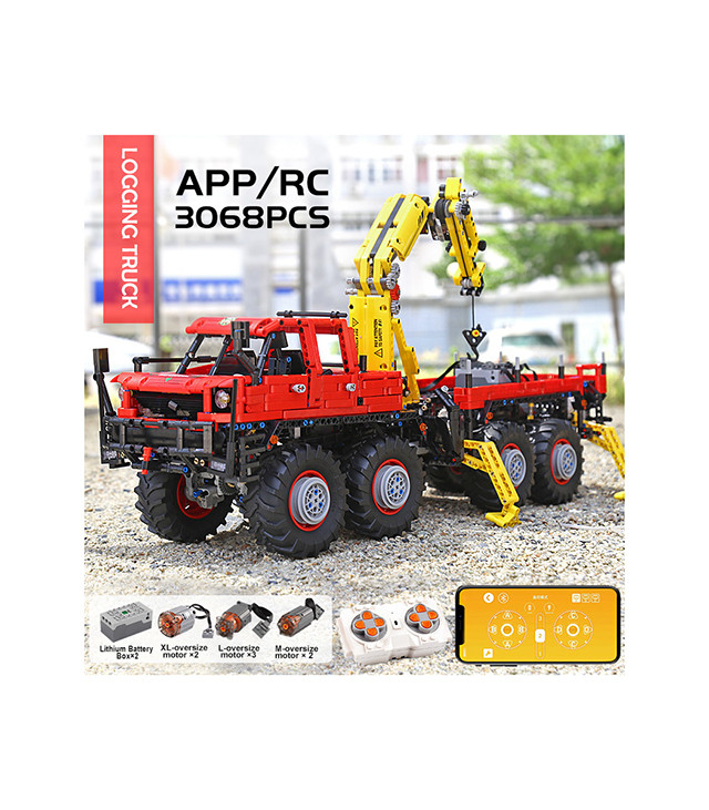 Конструктор Mould King 13146 Внедорожный лесовоз на ДУ (аналог Lego Technic MOC-15805) 3068 деталей - фото 8 - id-p139786151