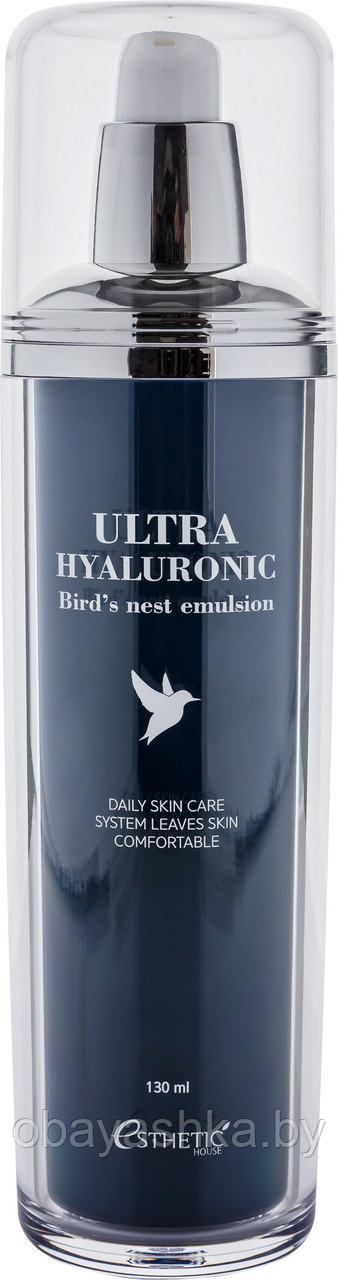 [ESTHETIC HOUSE] ЛАСТОЧКА/ГИАЛУРОН Эмульсия для лица Ultra Hyaluronic acid Bird's nest Emulsion, 130 мл - фото 1 - id-p139791452