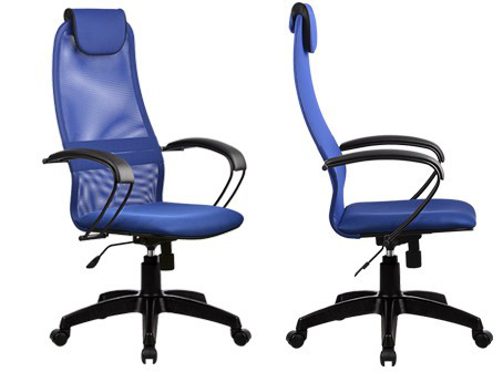 Кресло Metta BP-8PL 23 синяя сетка (Кресло Metta S-BP 8, Pl )