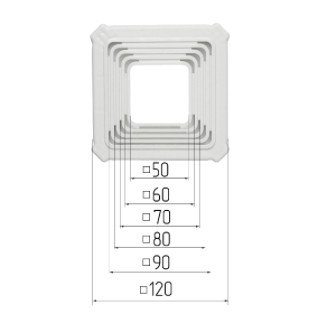 Универсальная платформа для крепления светильника (мм) 50-90, фото 2