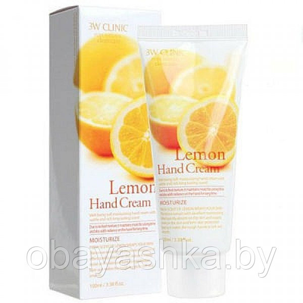[3W CLINIC] Крем для рук ЛИМОН Lemon Hand Cream, 100 мл - фото 1 - id-p139807500