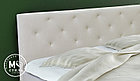 Кровать Интерьерная 1,4 - Белый (кожзам) - ПМ, фото 2
