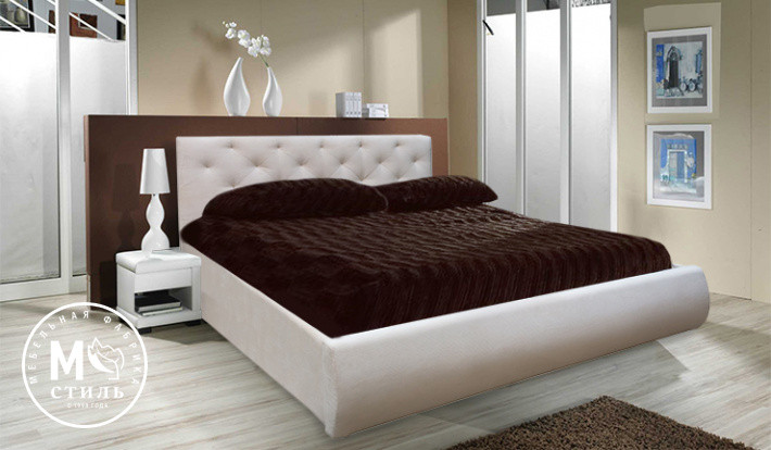 Кровать Интерьерная 1,4 - Белый (ткань) - ПМ - фото 1 - id-p139807686