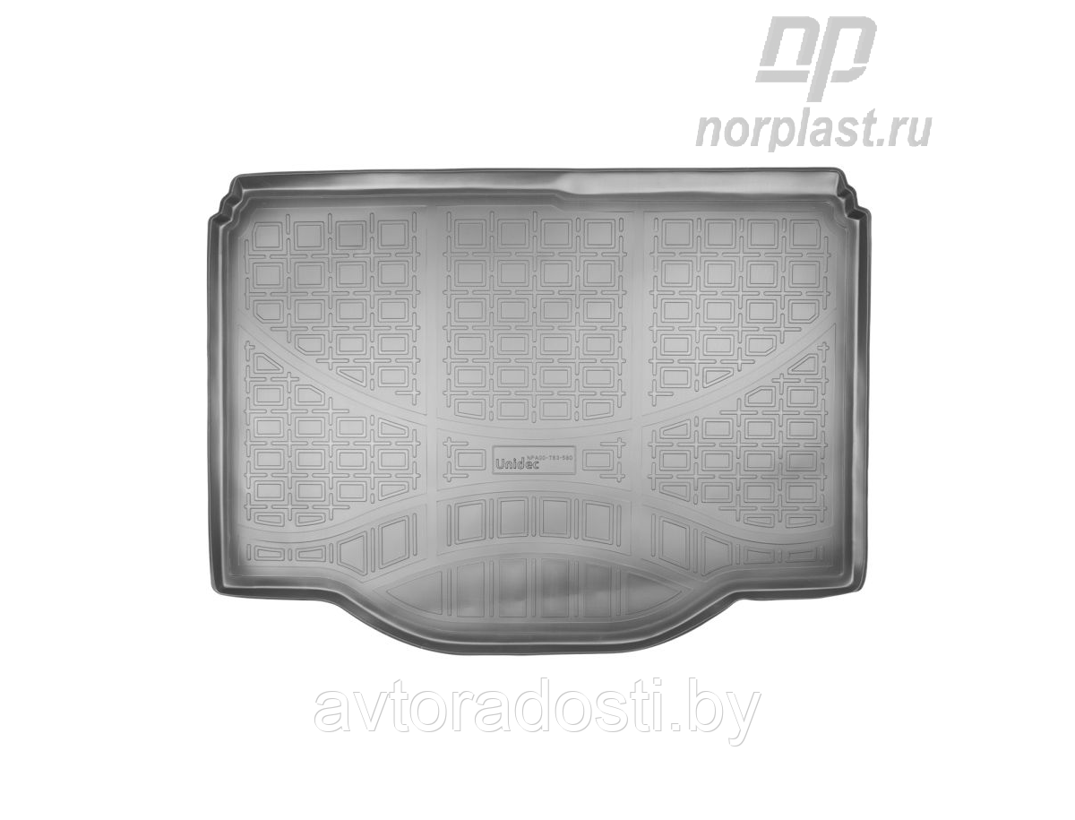 Коврик в багажник для Opel Mokka (2012-2019) / Chevrolet Trax / Опель Мокка (Norplast)