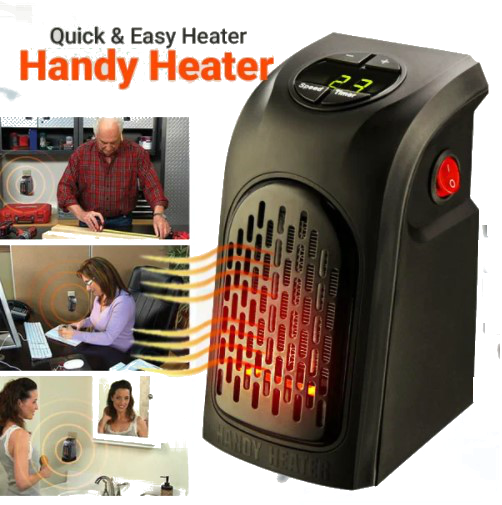 Портативный обогреватель Handy Heater с пультом управления (400W) - фото 2 - id-p137297732