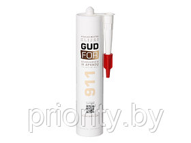 Клей монтажный GUDFOR 911, 290мл (белый, для крепления плинтусов и наличников) (POINT)