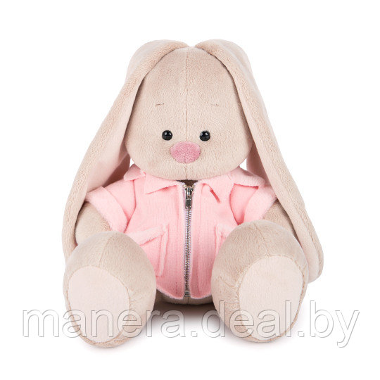 Игрушка мягконабивная "Зайка Ми" в розовой меховой курточке - фото 1 - id-p139828805