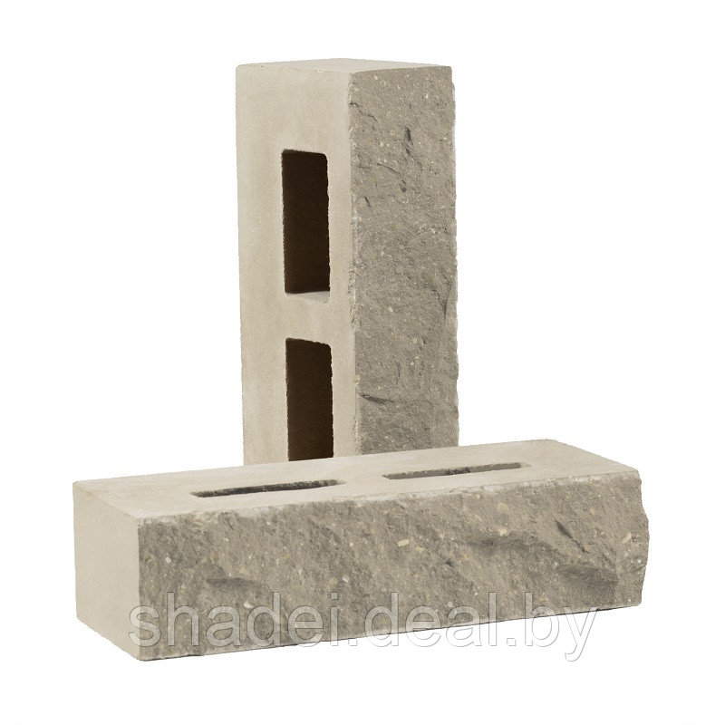 Кирпич стандартный пустотелый фактурный "Дикий камень"сталь 250*100*65 - фото 1 - id-p139830924