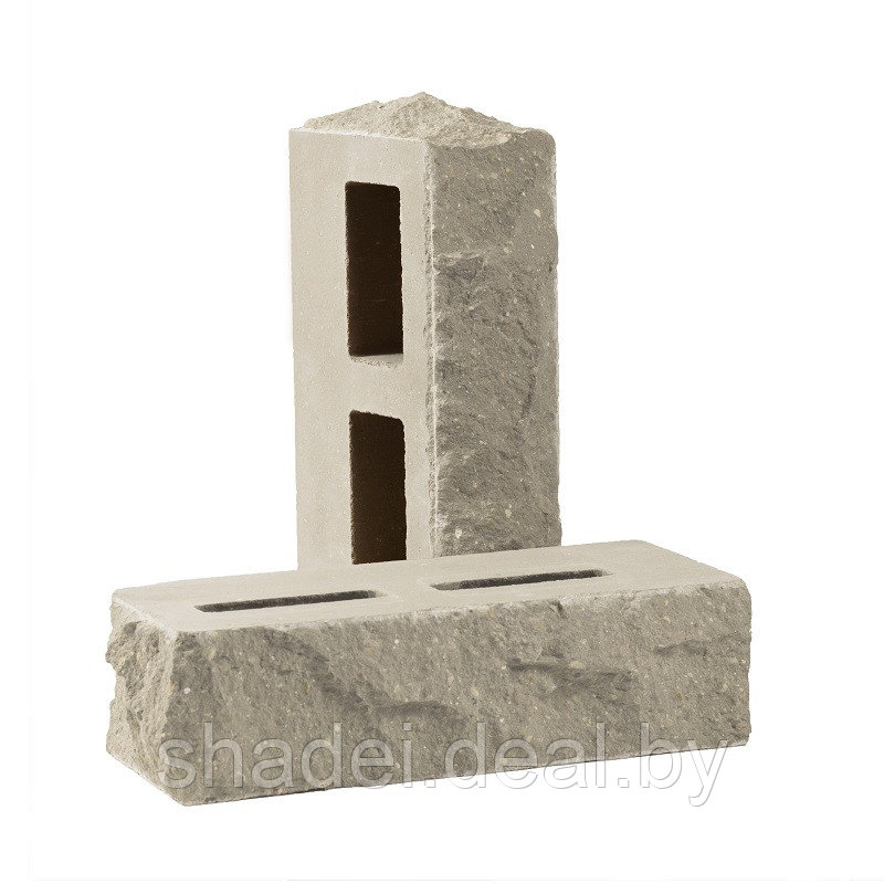 Кирпич стандартный пустотелый тычковый "Дикий камень" сталь 230*100*65 - фото 1 - id-p139830930