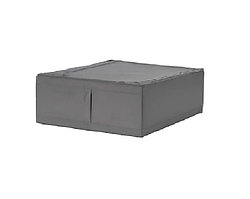 IKEA/ СКУББ Сумка для хранения, темно-серый44x55x19 см