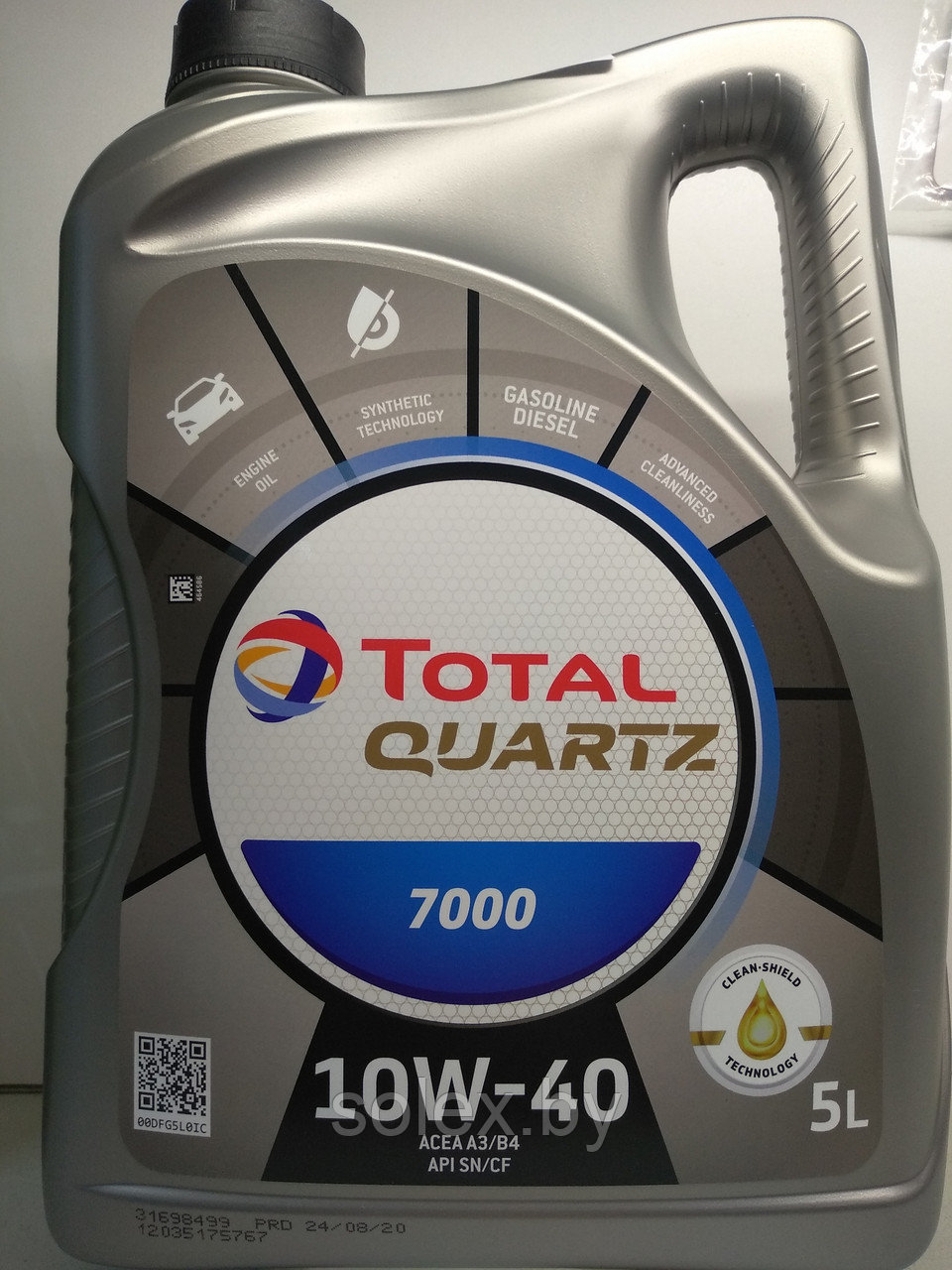 Полусинтетическое моторное масло Total 10W40 5L