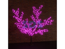 Светодиодное дерево "Сакура" высота 1,5м, диаметр кроны 1,8м, IP 65.Фиолетовый