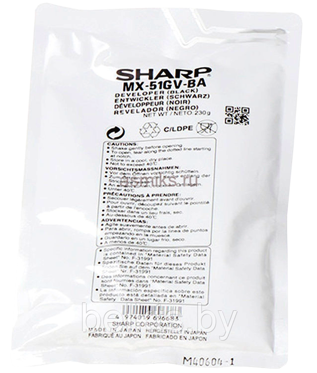 Девелопер для Sharp MX-51GVBA Black (ОРИГ)