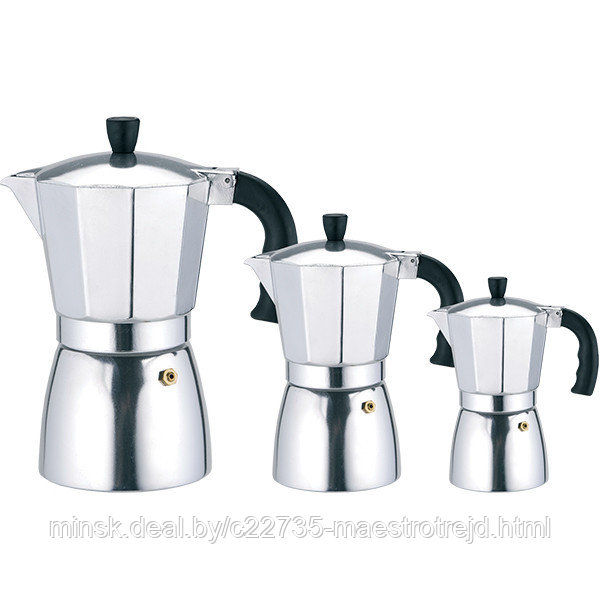 Гейзерная кофеварка (алюминий) на 9 чашек Mr-1667-9 Maestro - фото 1 - id-p10833285
