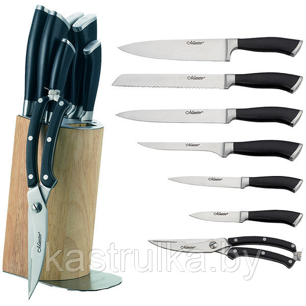 Набор ножей из нержавеющей стали(8 предметов) Mr-1422 Maestro - фото 1 - id-p10833334