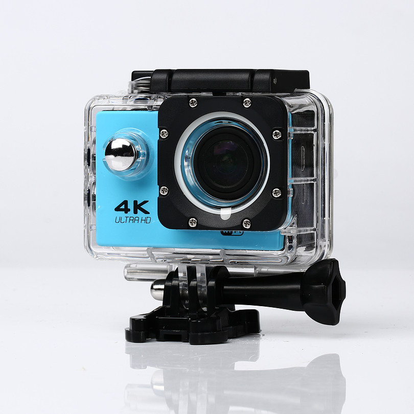 F60B 4K Wi-Fi экшн камера Водонепроницаемая. Спорт видеокамера, Минск. Синяя