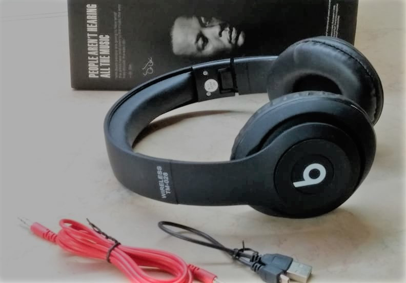 Беспроводные наушники БИТС TM-028 Bluetooth. (ВЫСОКОКАЧЕСТВЕННАЯ КОПИЯ)