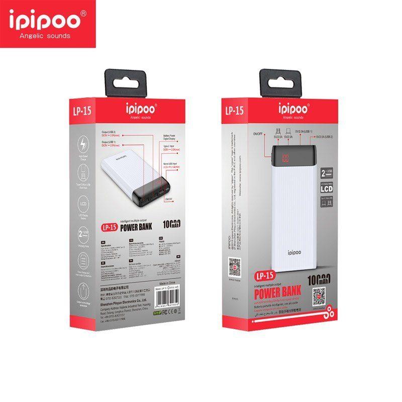 Внешний аккумулятор Power bank Ipipoo LP-15 ( 10000mAh ), фото 1